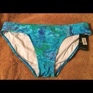 Lauren Ralph Lauren blue green bikini bottom